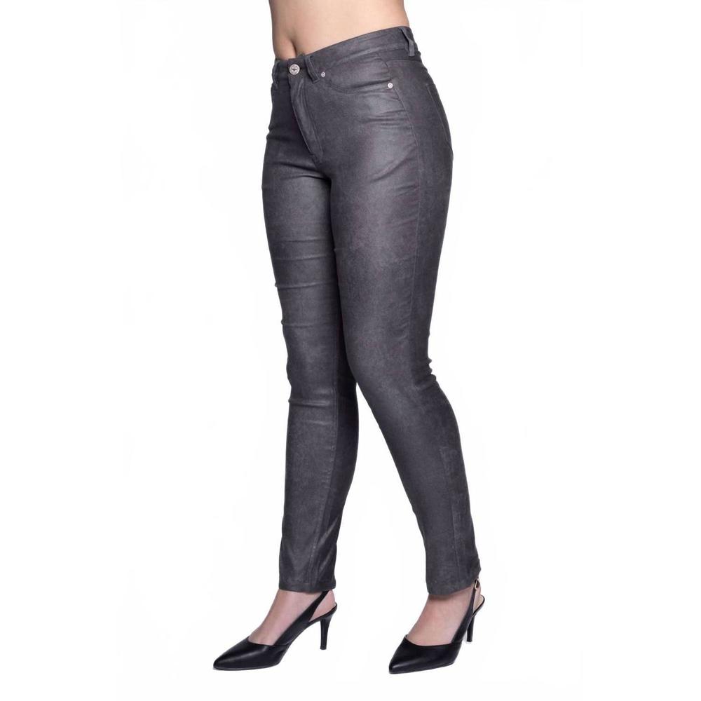 NEW CARRELI JEANS slim leg pentalon jambe pants in granite grey